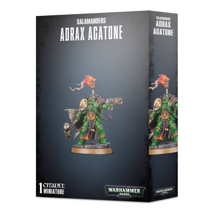Games Workshop Warhammer 40K: Space Marines (Salamanders) - Adrax Agatone