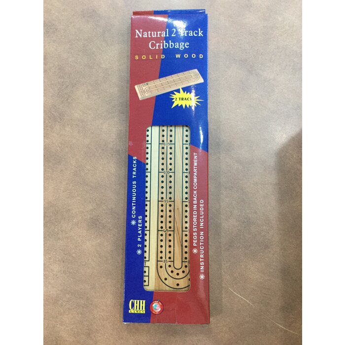 CHH Solid Wood Cribbage Board