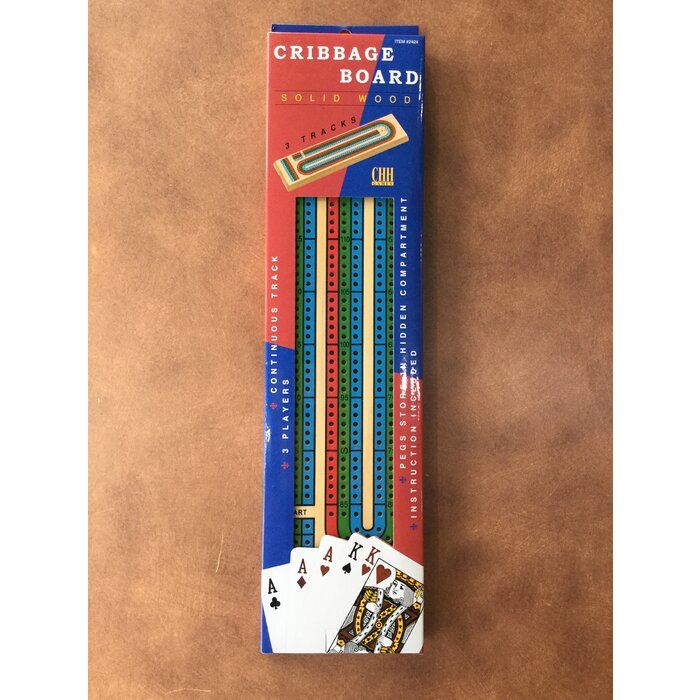CHH Solid Wood Cribbage Board