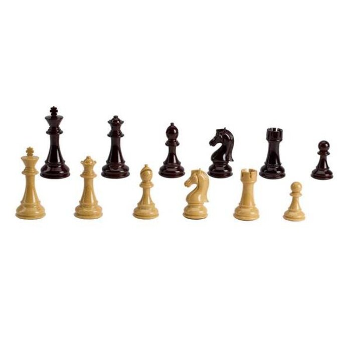 CHH Chess Pieces - Staunton Heavy Weight Plastic (4.3" King)