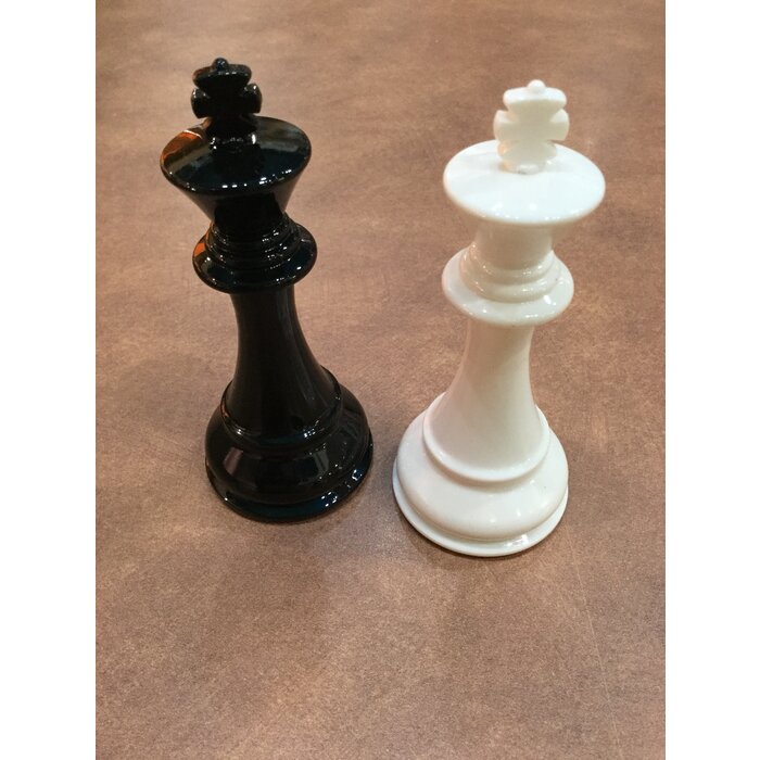 CHH Chess Pieces - Staunton Heavy Weight Plastic (4.3" King)