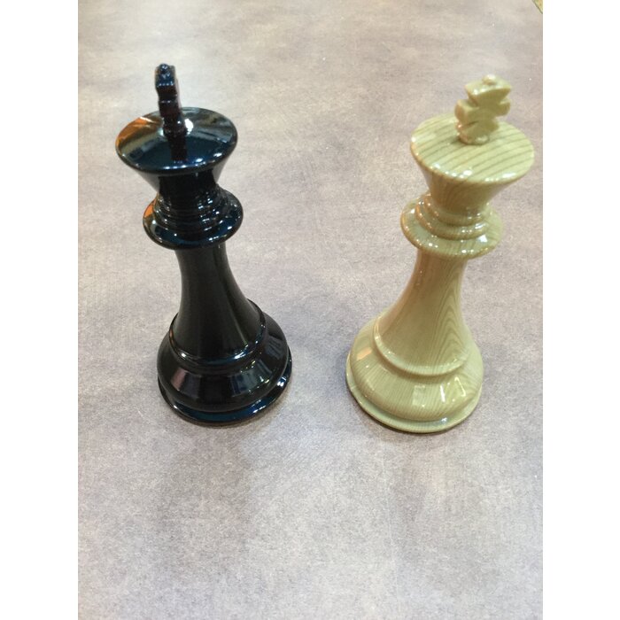 CHH Chess Pieces - Staunton Heavy Weight Plastic (4.3" King)