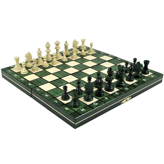 Negiel Chess Set 11" - Wooden Folding