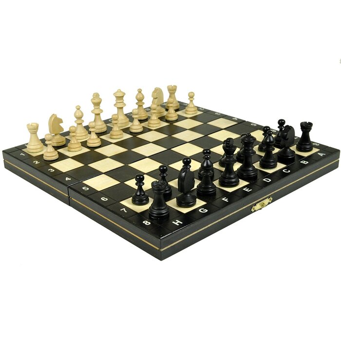 Negiel Chess Set 11" - Wooden Folding