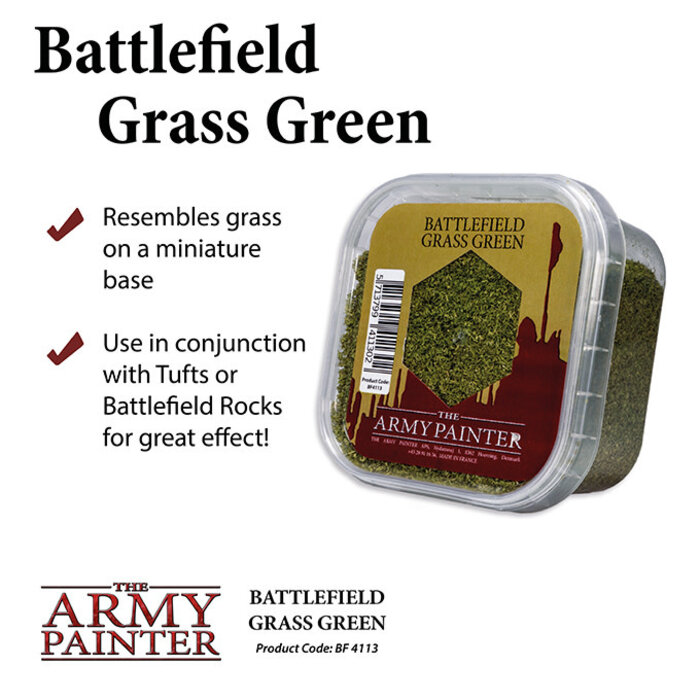 The Army Painter Battlefields: Flock - Grass Green
