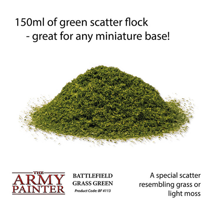 The Army Painter Battlefields: Flock - Grass Green