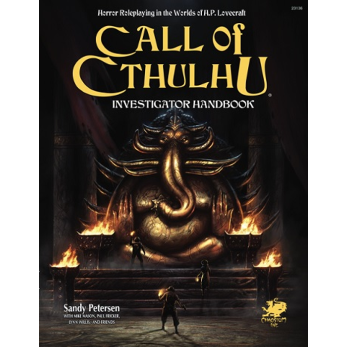 Chaosium Inc. Call of Cthulhu RPG 7th Edition Investigator Handbook
