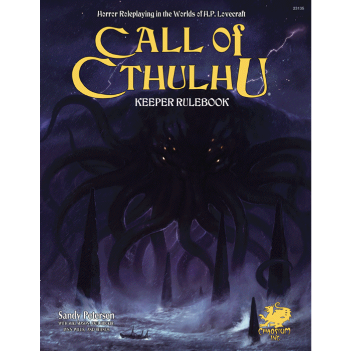 Chaosium Inc. Call of Cthulhu RPG 7th Edition Keeper Rulebook