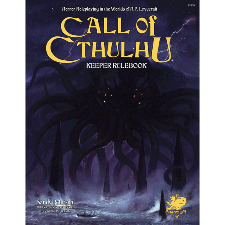 call of cthulhu rpg 5th edition rulebook