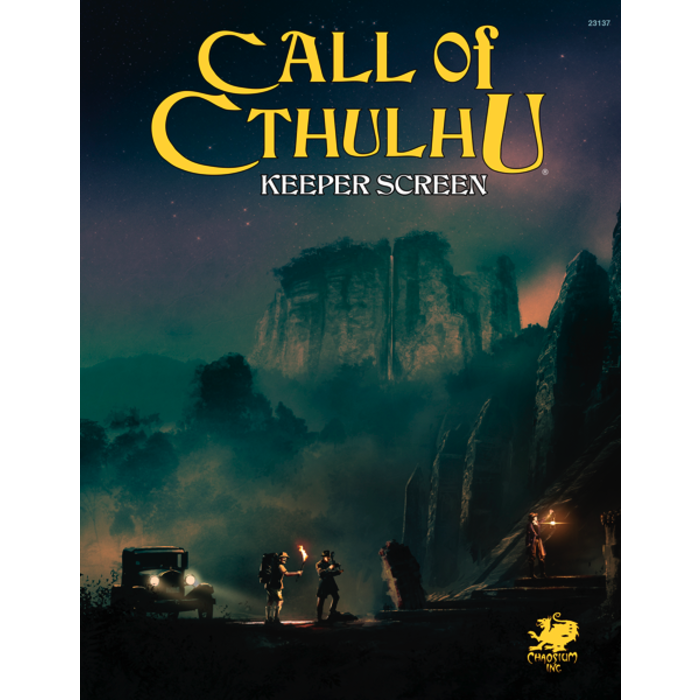 Chaosium Inc. Call of Cthulhu RPG 7th Edition Keeper Screen