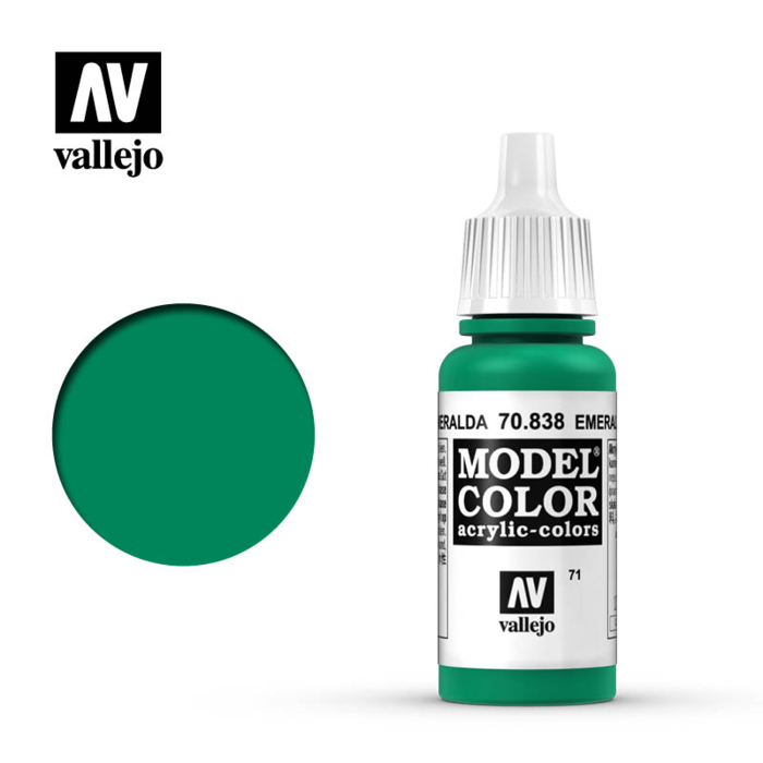 Vallejo Vallejo Model Color Acrylic Paint Emerald 17mL