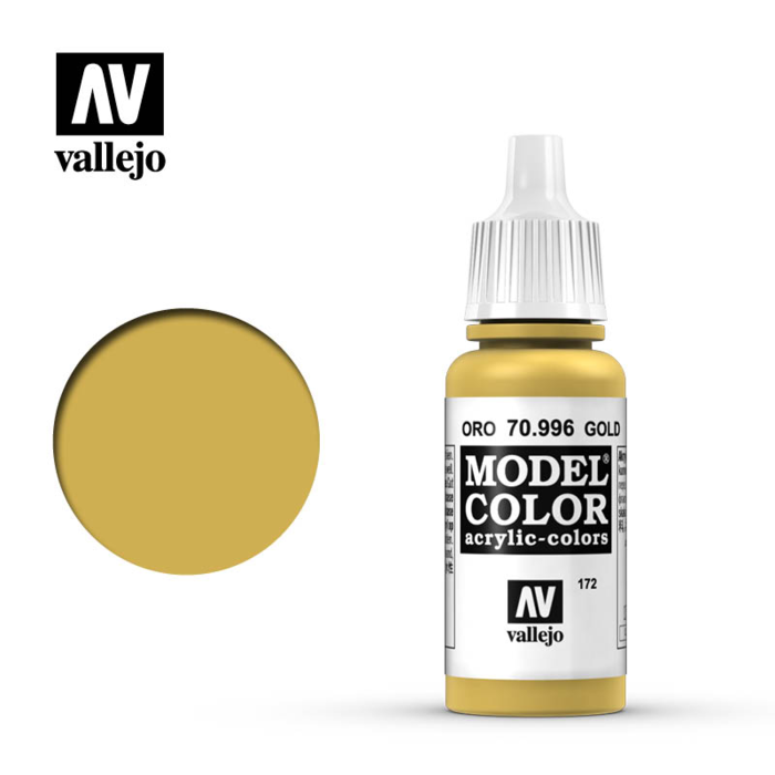 Vallejo Vallejo Model Color Acrylic Paint Gold 17mL
