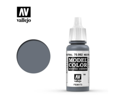Vallejo Vallejo Model Color Acrylic Paint Neutral Grey 17mL