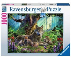 Ravensburger 1000 pcs - Wolves in the Forest