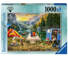 Ravensburger 1000 pcs - Wanderlust: Calm Campsite
