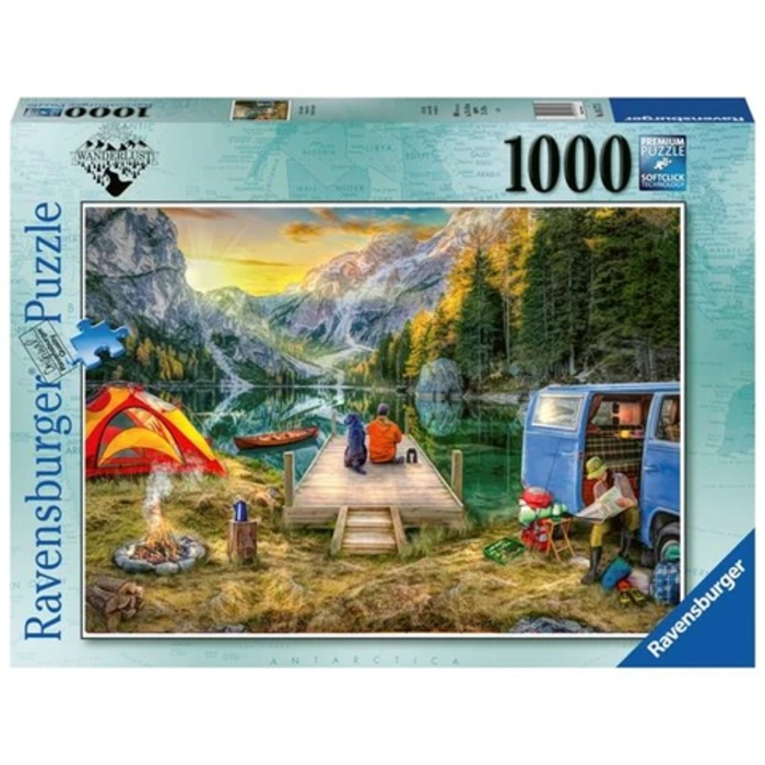 Ravensburger 1000 pcs - Wanderlust: Calm Campsite