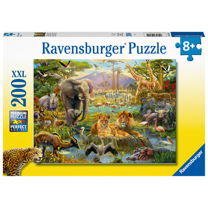 Ravensburger 200 pcs - Animals of the Savanna (XXL)