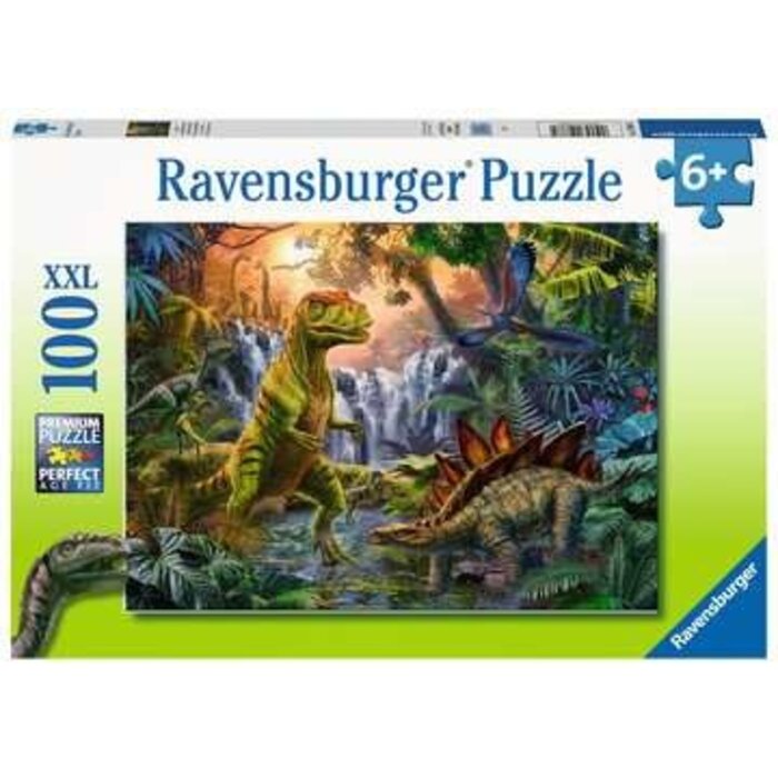 Ravensburger 100 pcs - Dinosaur Oasis (XXL)