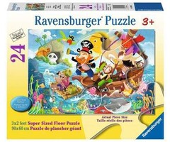 Ravensburger 24 pcs - Land Ahoy! (Floor Puzzle)