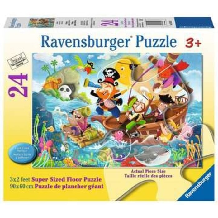 Ravensburger 24 pcs - Land Ahoy! (Floor Puzzle)