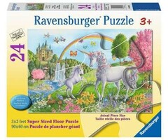Ravensburger 24 pcs - Prancing Unicorns (Floor Puzzle)