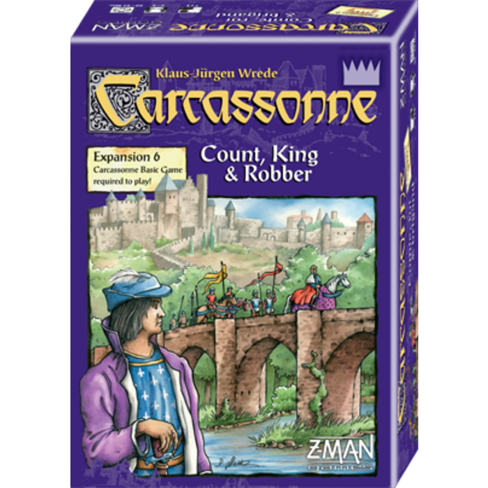 Z-Man Games Carcassonne First Edition Expansion 6: Count, King & Robber
