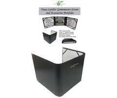Roll 4 Initiative GM Screen & Accessories Portfolio - Faux Leather