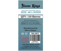 Sleeve Kings Sleeves - 40x89mm Sleeve Kings- 110/pk (Space Base Compatible)