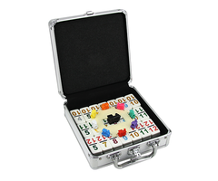 Autruche Mexican Train Domino Set - Double 12 w/ Numbers