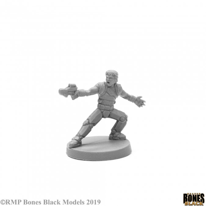 Reaper Miniatures Bones Black: Rand, Space Smuggler