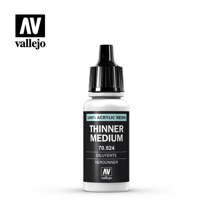 Vallejo Vallejo Model Color Acrylic Paint Thinner 17mL