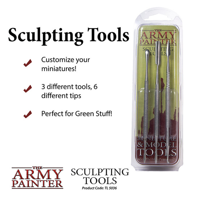 The Army Painter Miniature & Model Tools: Sculpting Tools