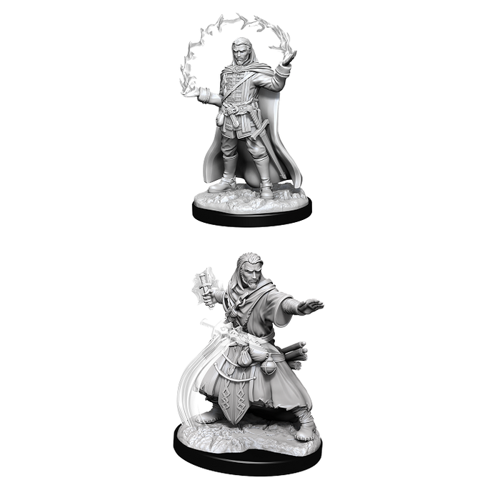 Wizkids/NECA LLC Nolzur's Marvelous Miniatures: Human Wizard Male