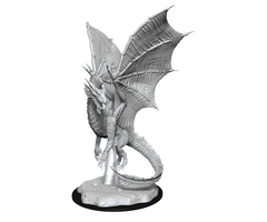 Wizkids/NECA LLC Nolzur's Marvelous Miniatures: Young Silver Dragon