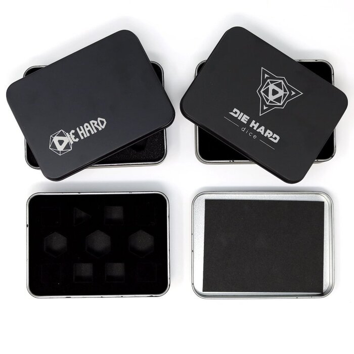 Die Hard Dice 7-Piece Metal RPG Dice Set: Gunmetal Collection