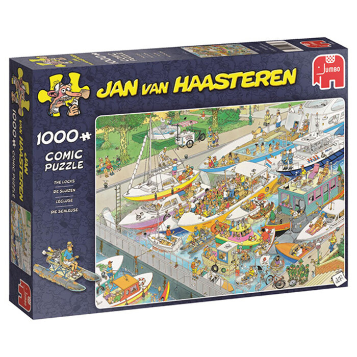 Jumbo Puzzles 1000 pcs - Jan van Haasteren: The Locks