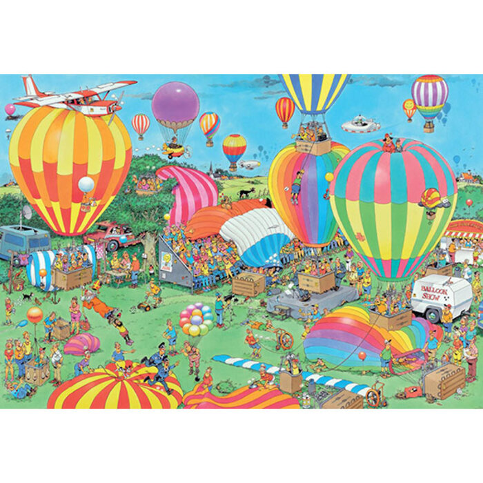 Jumbo Puzzles 2000 pcs - Jan van Haasteren: The Balloon Festival