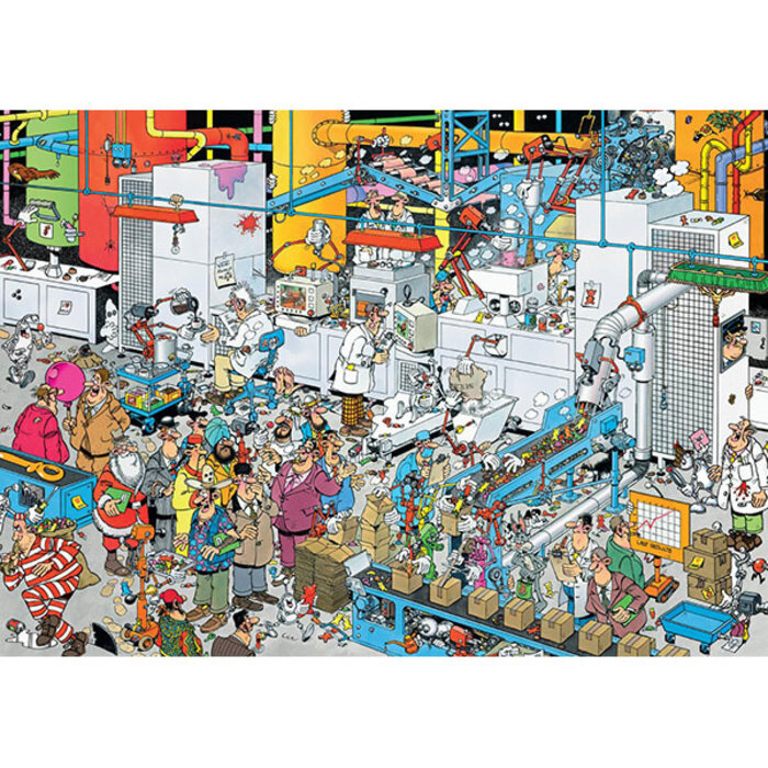 Jumbo Puzzles 500 pcs - Jan van Haasteren: Candy Factory