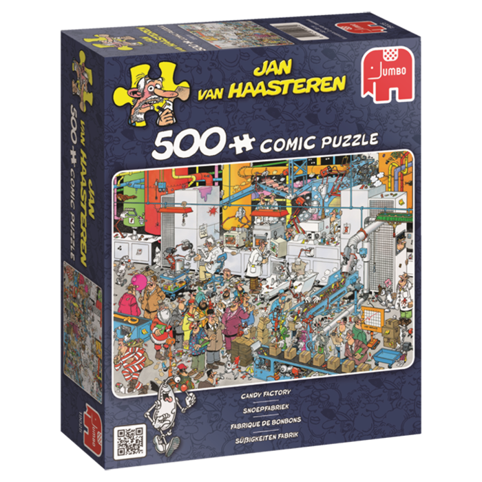 Jumbo Puzzles 500 pcs - Jan van Haasteren: Candy Factory