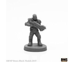 Reaper Miniatures Bones Black: Rach Soldier