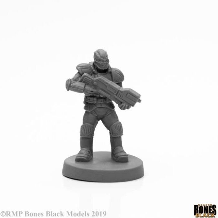 Reaper Miniatures Bones Black: Rach Soldier