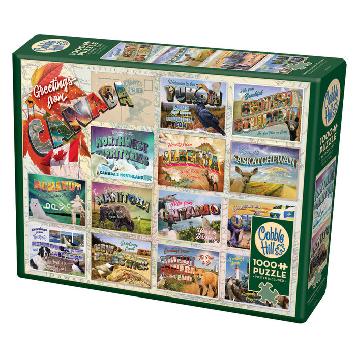 Cobble Hill Puzzles 1000 pcs - Greetings from Canada