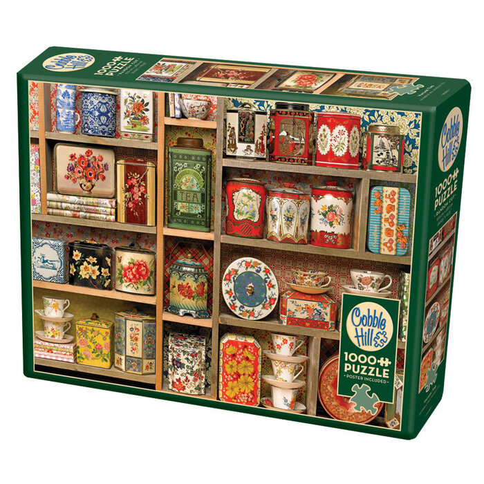 Cobble Hill Puzzles 1000 pcs - Vintage Tins