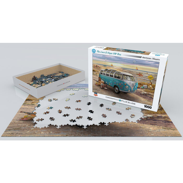 Eurographics 1000 pcs - The Love & Hope VW Bus