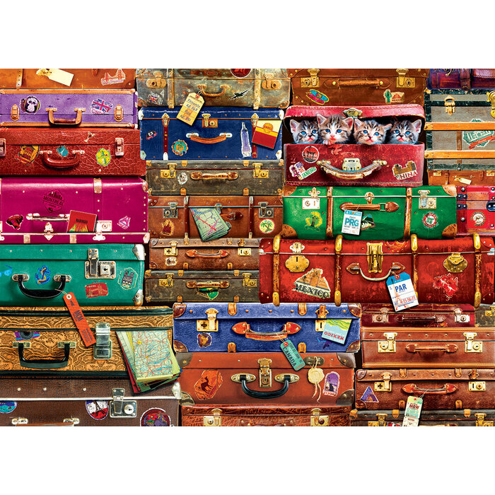 Eurographics 1000 pcs - Travel Suitcases