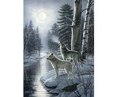 Cobble Hill Puzzles 1000 pcs - Wolves by Moonlight