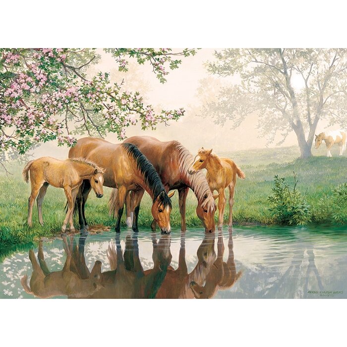 Cobble Hill Puzzles 350 pcs - Horse Family (Family Puzzle)