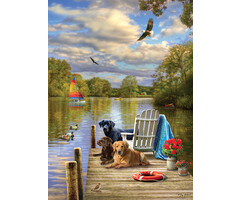 Cobble Hill Puzzles 1000 pcs - Dog Day Afternoon