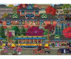 Cobble Hill Puzzles 275 pcs - Trolley Station (Easy Handling)