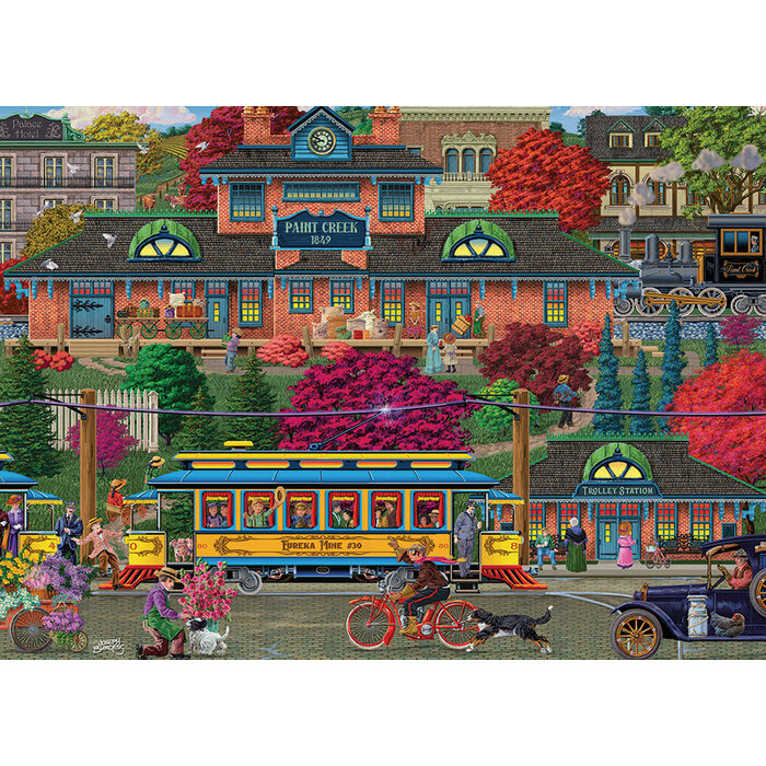 Cobble Hill Puzzles 275 pcs - Trolley Station (Easy Handling)